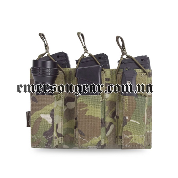 Підсумок Emerson 5.56&Pistol Triple Open Top Magazine Pouch під магазини 2000000084312 фото