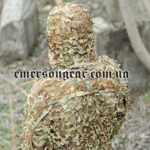 Emerson Tactical Lightweight Assault Ghillie, Multicam, Camo clothes