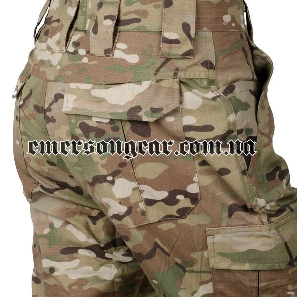 Тактичні штани Emerson Blue Label Ergonomic Fit Long Multicam 2000000094335 фото