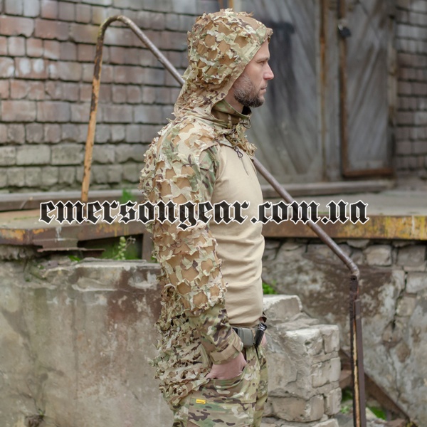 Emerson Tactical Lightweight Assault Ghillie, Multicam, Camo clothes