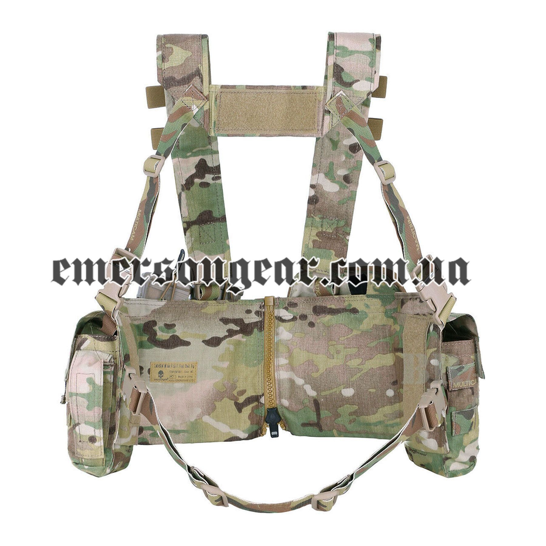 Розвантажувальний жилет Emerson UW Gen V Split Front Chest Rig Multicam ...