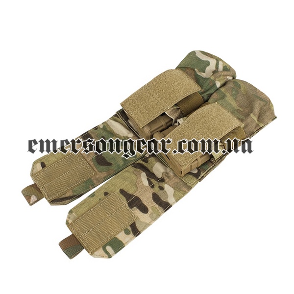 Emerson LBT Style M4 Double Magazine Pouch, Multicam, Magazine pouches, Cordura 500D