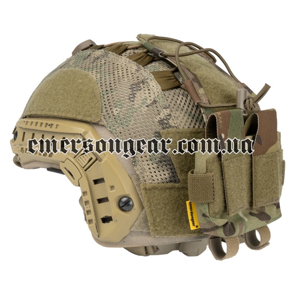 Emerson MK2 Battery Case for Helmet, Multicam, Helmet pouches