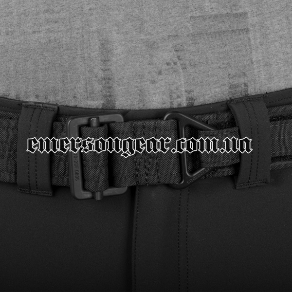 Emerson CQB Rappel Tactical Belt, Black, Belts, X-Large