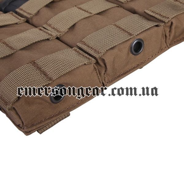 Потрійний підсумок Emerson Modular Triple Open Top Magazine Pouch для магазину M4/М16 2000000116624 фото