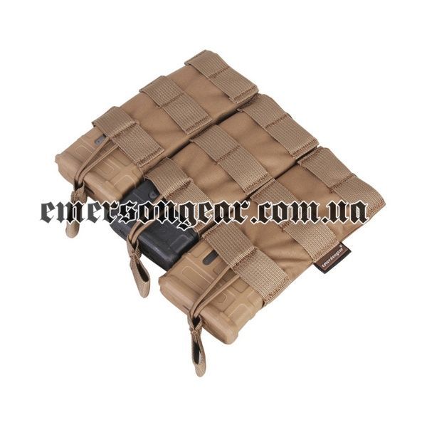 Потрійний підсумок Emerson Modular Triple Open Top Magazine Pouch для магазину M4/М16 2000000116624 фото