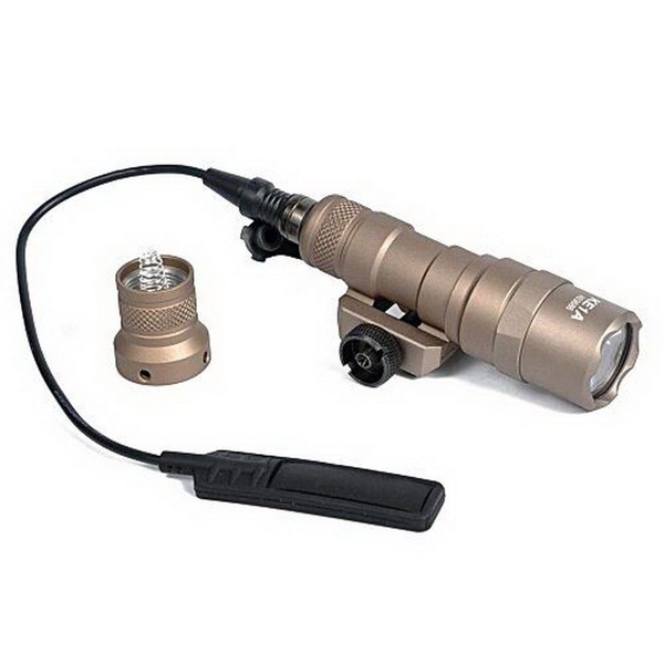 Emerson SF M300 Mini LED WeaponLight, Tan, Tactical Flashlights, White