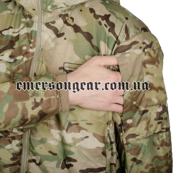 Emerson Quantum 40D LT Cold WX Hoody Jacket, Multicam, Jackets, Small