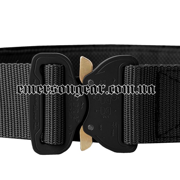 Emerson Tactical LCS Combat Belt, Black, Belts, Medium