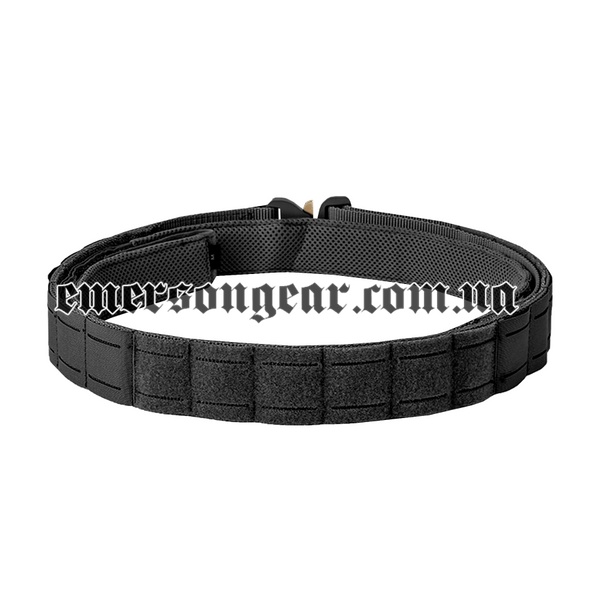 Emerson Tactical LCS Combat Belt, Black, Belts, Medium