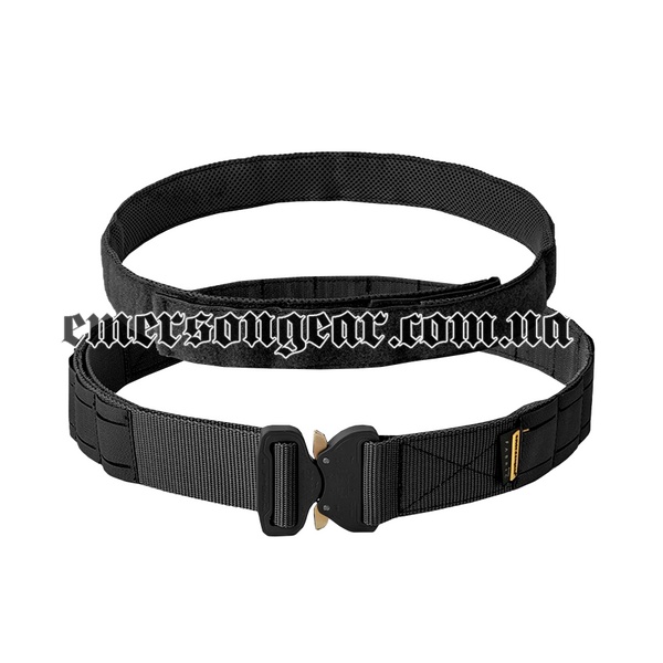 Emerson Tactical LCS Combat Belt, Black, Belts, Medium