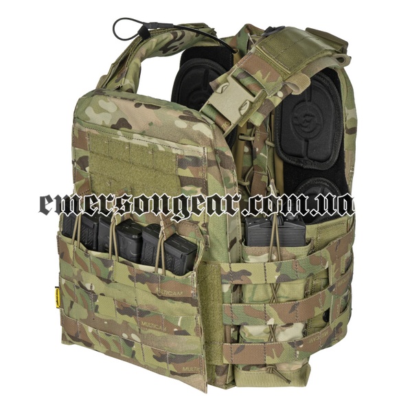 Emerson Navy Cage Plate Carrier Tactical Vest, Multicam, Plate Carrier