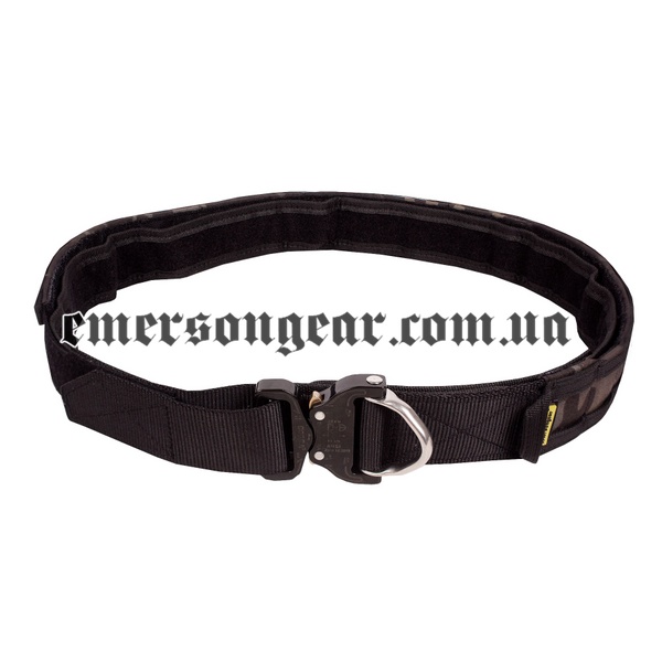 Emerson Gear Cobra 1,75-2" One-pcs Combat Belt, Multicam Black, Belts, Large