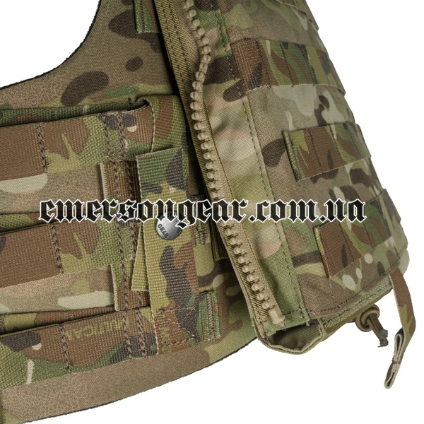 Emerson Navy Cage Plate Carrier Tactical Vest, Multicam, Plate Carrier