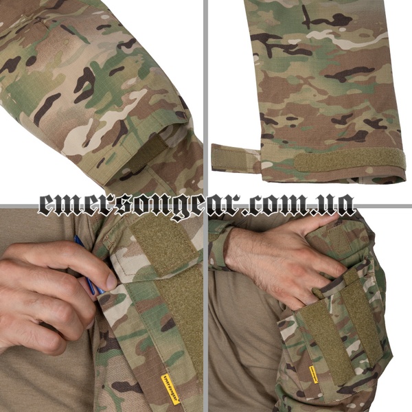 Тактическая рубашка Emerson G3 Combat Shirt Upgraded version Multicam 2000000048239 фото